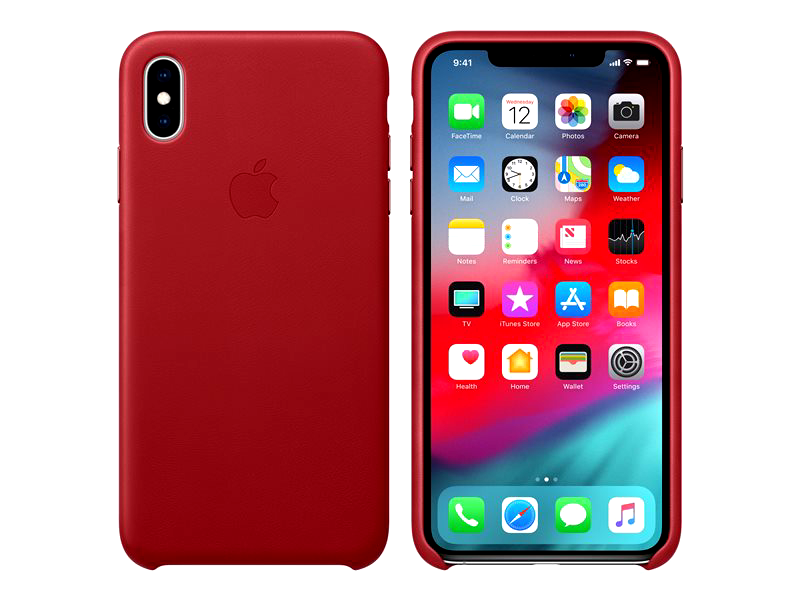 Apple iPhone Xs back cover for (PRODUCT) RED