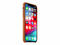 Apple Leather Case Saddle brown for iPhone mobile phone