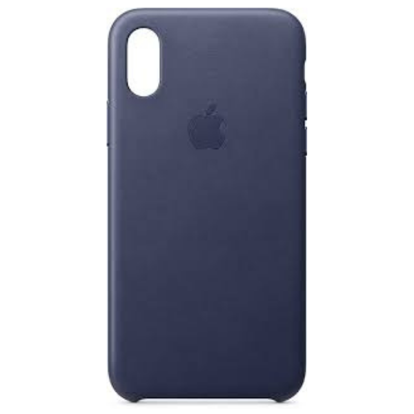 Apple Leather Case Midnight blue for iPhone mobile phone