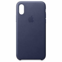 Apple Leather Case Midnight blue for iPhone mobile phone