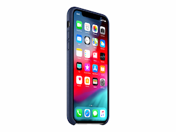Apple Leather Case Midnight blue for iPhone mobile phone