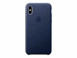 Apple Leather Case Midnight blue for iPhone mobile phone