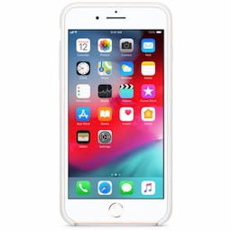 Apple (MQGL2ZM/A) Silicone Case White For iPhone 8/7