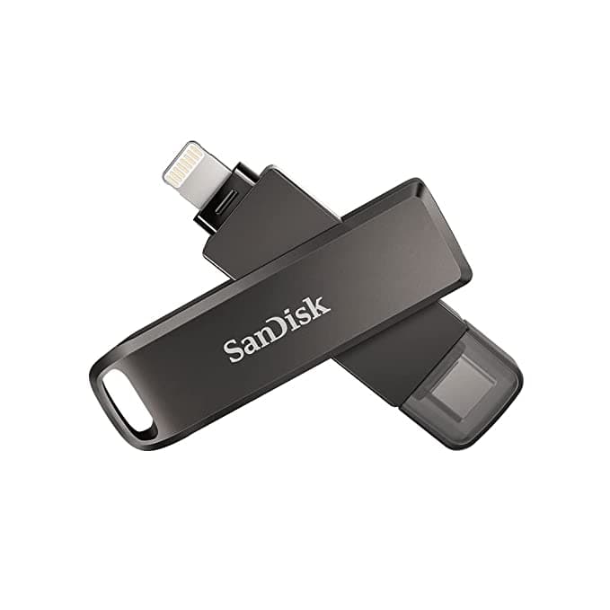 Sandisk iXpand Type C Light Flash Drive Android Phone & Other Devices, 256 GB USB 3.0 ( SDIX70N-256G-GN6NE)