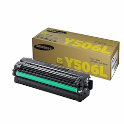 Samsung CLT-Y506L - yellow - original - toner cartridge