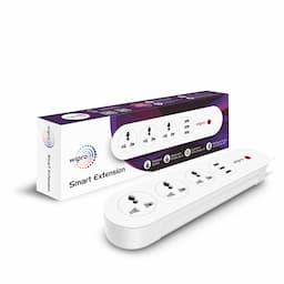 Wipro Smart extension, White (DSE2150), with Amazon Alexa & Google Assistant