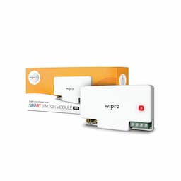 Wipro DSP2400 Smart Switch Module, 4 Switch Control Compatible with Alexa & Google Home - White