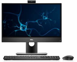Dell OptiPlex AIO 3280 (n210v3280aioin8) Balck Desktop,  Intel Core i5-10505T, 8 GB RAM, 1TB SSD, 21.5" FHD, No ODD, 3 Yrs, Intel 3165 802.11ac dual band 1x1 + Bluetooth 4.2, Wireless KB & Mouse KM636, Ubuntu