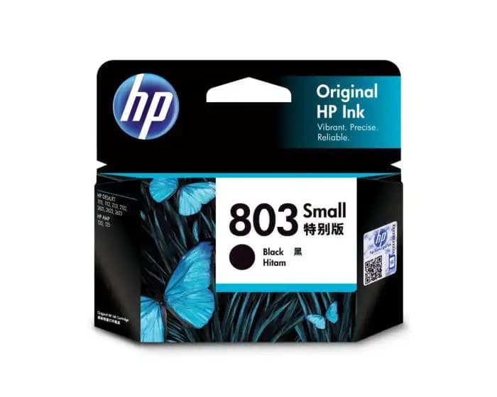 HP 803 (F6V23AA) Small Black Original Ink Cartridge