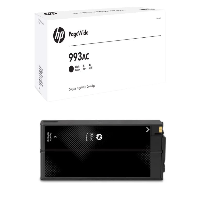 HP 993AC (X4D20AC) Black Contract Original PageWide Cartage