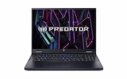 Acer Predator Helios 16  NH.QJRSI.001, Abyssal Black Gaming Laptop, Intel Core i7 13700HX, 32 GB RAM, 1 TB SSD, NVIDIA GeForce RTX 4070, WQXGA Display, 2.6 KG, Windows 11 Home