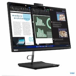 Lenovo 12B1005MIH ThinkCentre neo 30a 22 AIO Desktop, i31220P, 8 GB, 256 GB SSD, 21.5 FHD, Raven Black