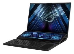 ASUS ROG Zephyrus duo 16 (GX650PZ-NM047WS) Black Gaming Laptop, Ryzen 9-7945HX (16C, DR), RTX4080 12GB Graphic, 16G+16G, 2TB SSD-Gen4, 16.0 Inch LED Display, Backlit KB- Per key RGB, 90Whr, Windows 11, Office H&S 2021, McAfee(1 year)