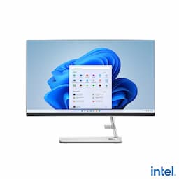 Lenovo IdeaCentre AIO 3 24IAP7 All in One Desktop, Intel Core i3-1215U, 8 GB, 512 GB, Win 11 Home, White