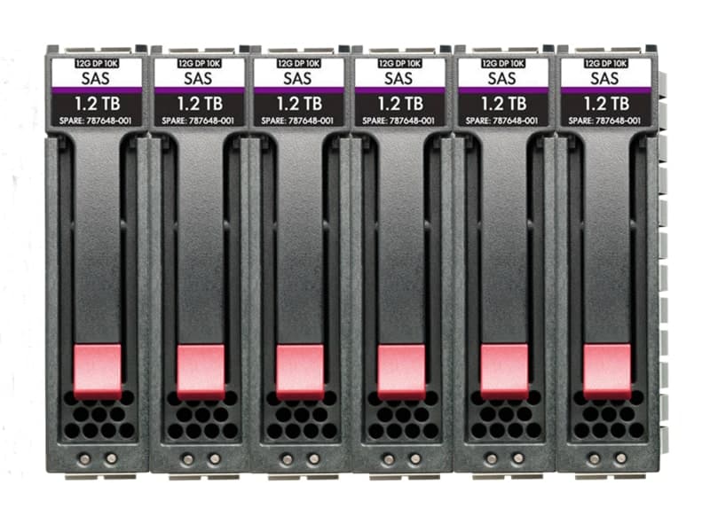 HPE MSA 14.4TB SAS 12G Enterprise 10K SFF (2.5in) 3yr Wty 512e 6-pack HDD Bundle