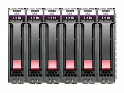 HPE MSA 7.2TB SAS 12G Enterprise 10K SFF (2.5in) M2 3yr Wty 6-pack HDD Bundle