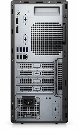 Dell VT.BH5SI58519 OptiPlex 3080MT Desktop, Intel Core i3, 4 GB RAM, 256 GB SSD, DOS, Black