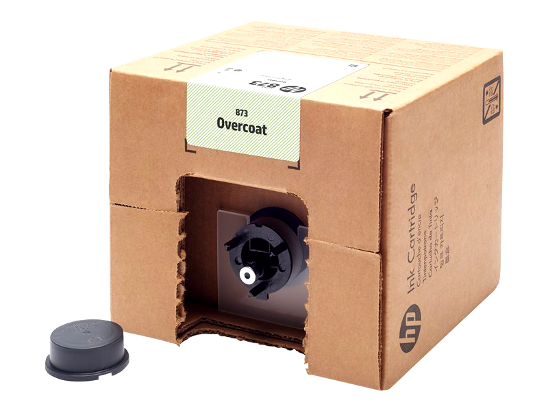 HP 873 3-liter Overcoat Latex Ink Cartridge, 4UV91A