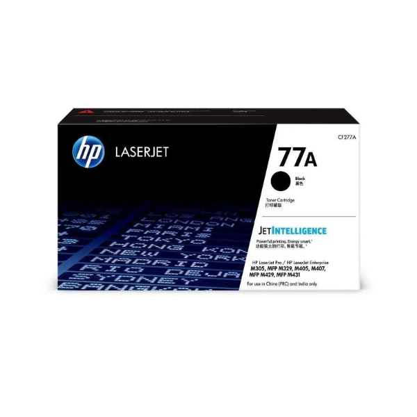 HP CF277A 77A Black Original LaserJet Toner Cartridge