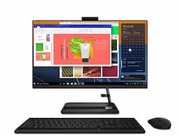 Lenovo IdeaCentre 3 VT.BGVSI49421 All-in-One Desktop, 23.8 In, Intel Core i5, 8 GB RAM, 1 TB, DOS, Black