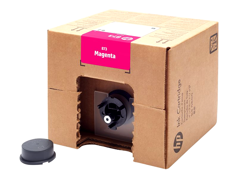 HP 873Y 3-liter Magenta Latex Ink Cartridge, 4UV40A