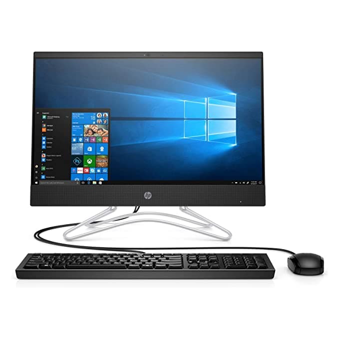 HP VT.VTUSI35521 All-in-One Desktop, AMD Ryzen 3, 8 GB RAM, 512 GB, DOS, Black