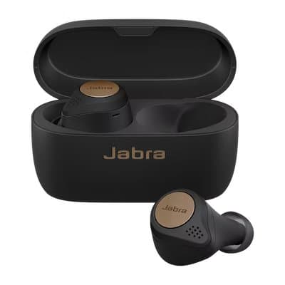 Jabra Elite Active 75T Copper black Truly Wireless Bluetooth in Ear Earbuds with Mic and Wireless Charging Enabled