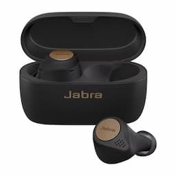 Jabra Elite Active 75T Copper black Truly Wireless Bluetooth in Ear Earbuds with Mic and Wireless Charging Enabled