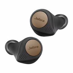 Jabra Elite Active 75T Copper black Truly Wireless Bluetooth in Ear Earbuds with Mic and Wireless Charging Enabled