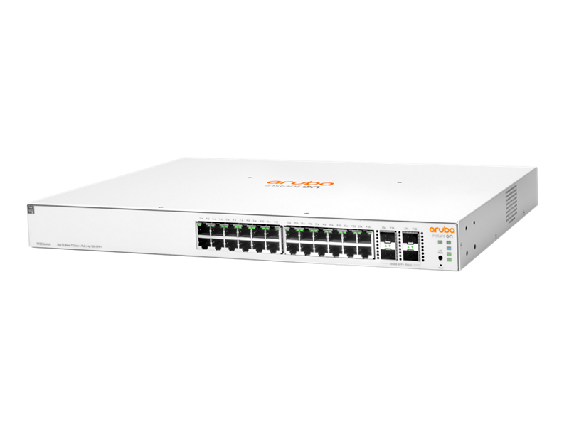 HPE Aruba Instant On 1930 24G Class4 PoE 4SFP/SFP+ 195W Switch - switch - 28 ports - Managed - rack-mountable