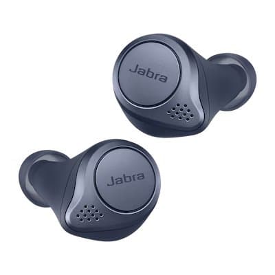 Jabra Elite Active 75t 100-99091000-40, Navy In-Ear Active Noise Cancellation Truly Wireless Earbuds with Mic (Bluetooth 5.0, Voice Assistant Supported