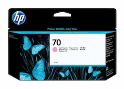 HP C9455A 70 130-ml Light Magenta DesignJet Ink Cartridge