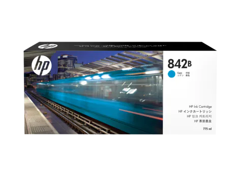 HP C1Q50A 842B 775ml Cyan Page Wide XL Ink Cartridge