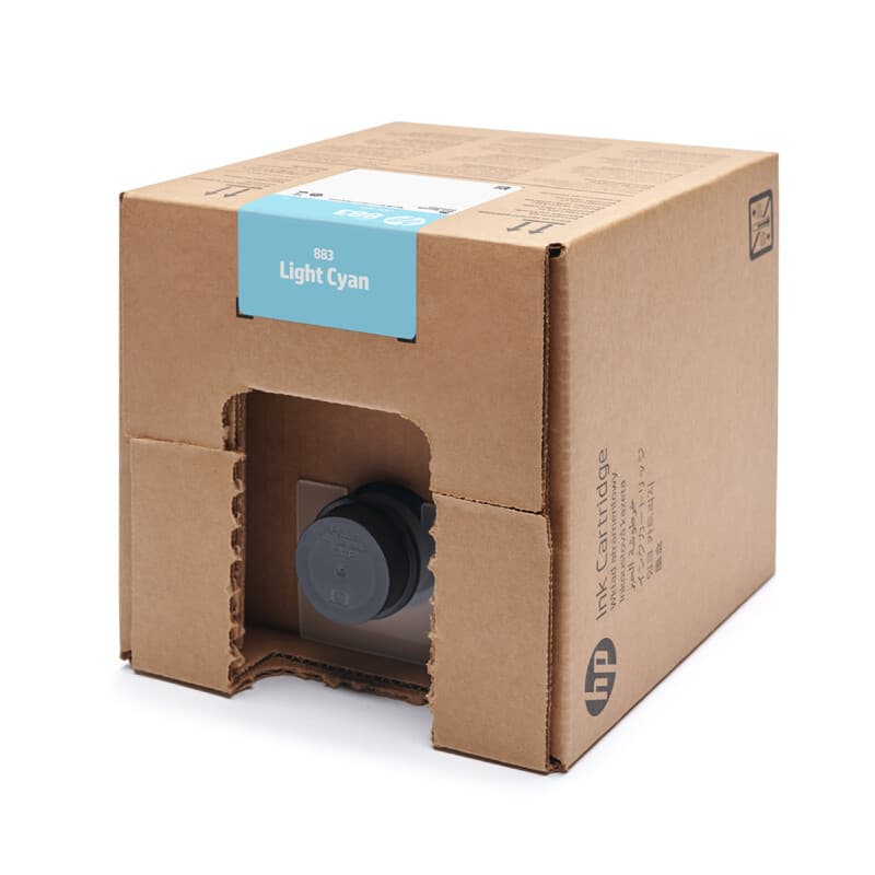 HP 883 5-liter Light Cyan Latex Ink Cartridge (G0Z32A)
