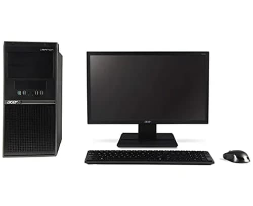 Acer Veriton VT.VTUSI77419 Desktop, AMD Ryzen 5 4600G, 8 GB RAM, 1 TB Hard Disk, Integrated UHD graphic, ESHELL