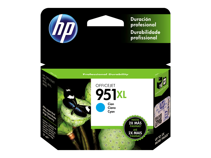HP 951XL - High Yield - cyan - original - ink cartridge