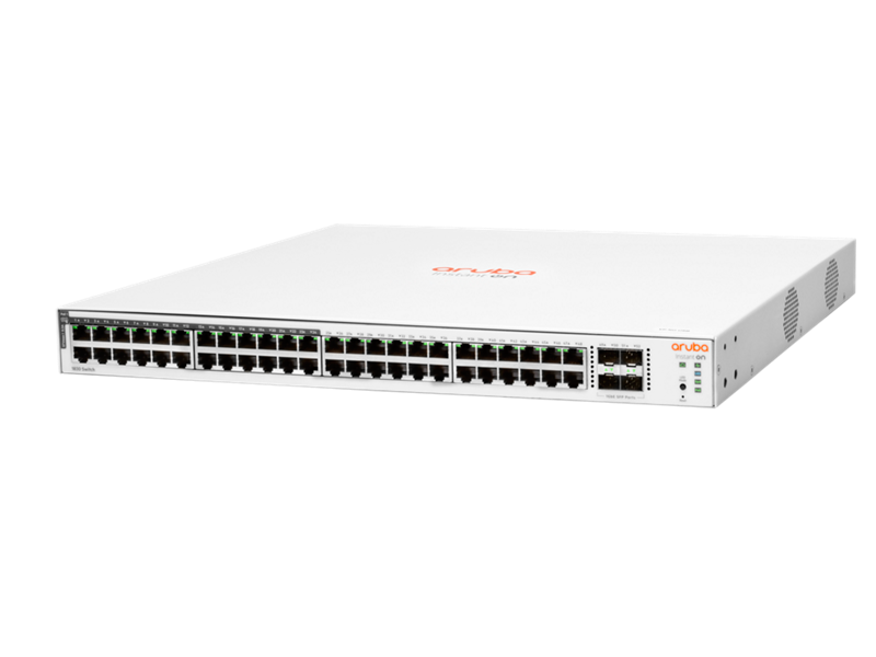HPE Aruba JL815A Instant On 1830 48G 24p Class4 PoE 4SFP 370W Switch, 100 - 240 VAC