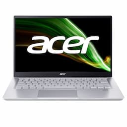 Acer NX.ABNSI.009 Swift 3 Laptop, Intel Core i5 11th Gen, 14 inch, 8 GB RAM, 512 GB, Intel Iris Xe Graphics, FHD LED-Backlit Display, Windows 11, MS Office 2021, Pure Silver