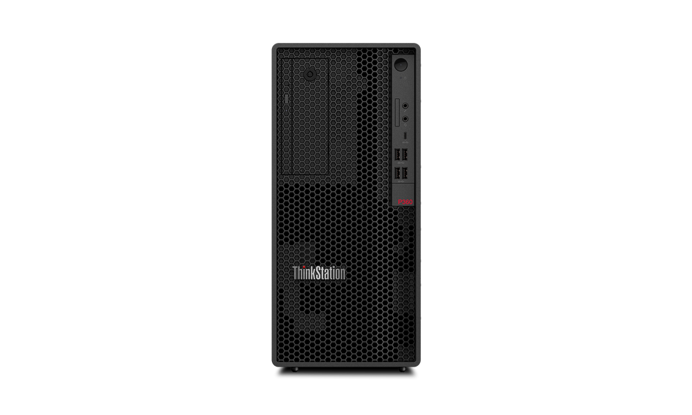 Lenovo ThinkStation P360 '30FMS0LL00' Tower Desktop, Intel Core i7-12700, 16GB RAM, 1TB HDD, Integrated Intel UHD Graphics, 500W Power, 9.67 kg, Windows 11 Pro