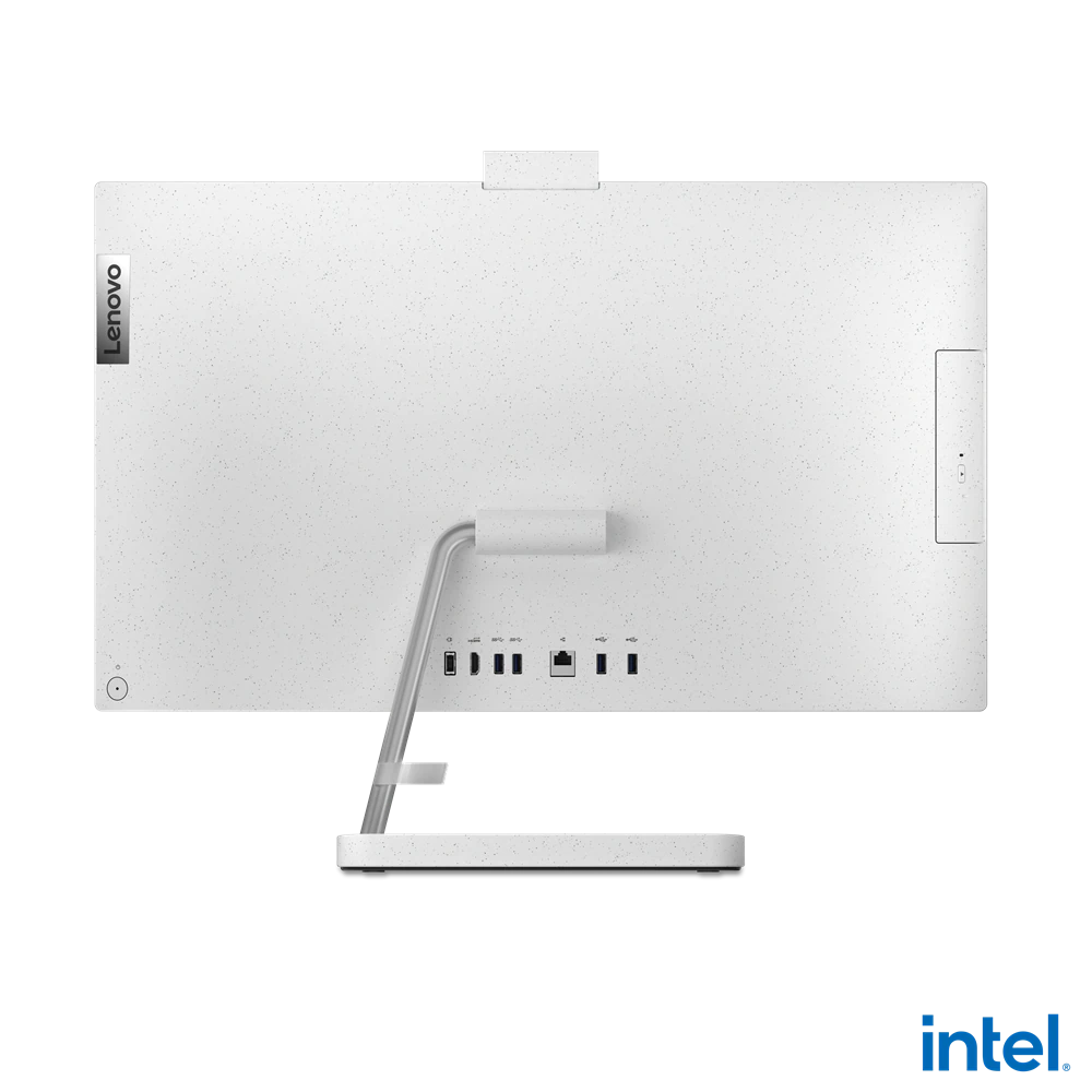 Lenovo IdeaCentre AIO 3 27IAP7 All in One Desktop, Intel Core i5-12450H, 16 GB, 512 GB, Win 11 Home, White