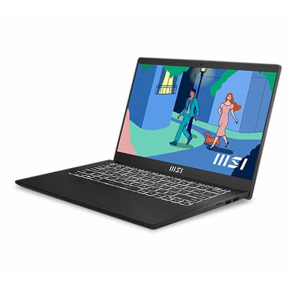 MSI 9S7-14J112-220 Modern 14 C12M Laptop Alder Lake i5-1235U Processor, Intel Iris Xe Graphics, Onboard DDR IV 8GB (3200MHz), 512 GB SSD, Windows 11 Home, 14 Inch Display - Classic Black