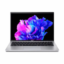 Acer Swift Go OLED SFG14-71 Display Thin and Light Premium Laptop, Intel Core i5 13th Gen, 35.56 cm, Windows 11 Home, 16 GB, 512 GB SSD, MS Office Home and Student, Silver