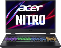 Acer Nitro 5 AN515-58 NH.QFHSI.002 Gaming Laptop, 12th Gen Core i7, 16 GB RAM, 512 GB SSD, 4 GB Graphics, Windows 11