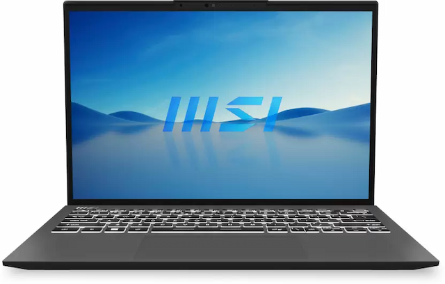 MSI 9S7-13Q112-063 Prestige 13Evo A13M Laptop Raptor Lake i7-1360P Processor, Intel Iris Xe Graphics, LPDDR5 16GB, 1 TB SSD, Windows 11 Home, 13.3 Inch Display - Stellar Grey