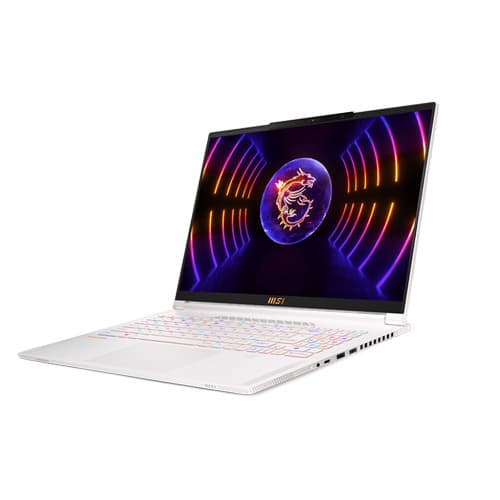 MSI 9S7-14K111-045 Stealth 14 Studio A13VE Laptop Raptor Lake i7-13700H Processor, NVIDIA GeForce RTX 4050 Graphics, DDR5 8GB x 2, 1 TB SSD, Windows 11 Home, 14 Inch Display - White