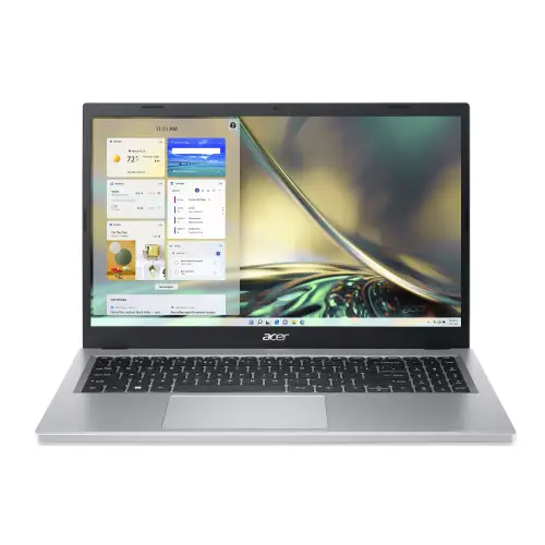 Acer A315-510P Aspire 3 Laptop, Intel Core i3 N305, Windows 11 Home, 8 GB, 512 GB SSD, MS Office Home and Student, 39.6 cm (15.6 inch) Full HD Laptop, Pure Silver