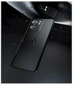 MOTO Edge 40 G Series Eclipse Black SmartPhone, 8GB ram, 256GB storage, 6.55 inch screen, 50MP+13MP Front camera, 32MP Back Camera, 4400 mAh, Android 13