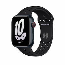 Apple MPH43ZM/A 45 mm Nike Sport Band - Black/Black