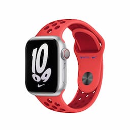 Apple MPGW3ZM/A 41mm Red Nike Sport Band - Bright Crimson/Gym