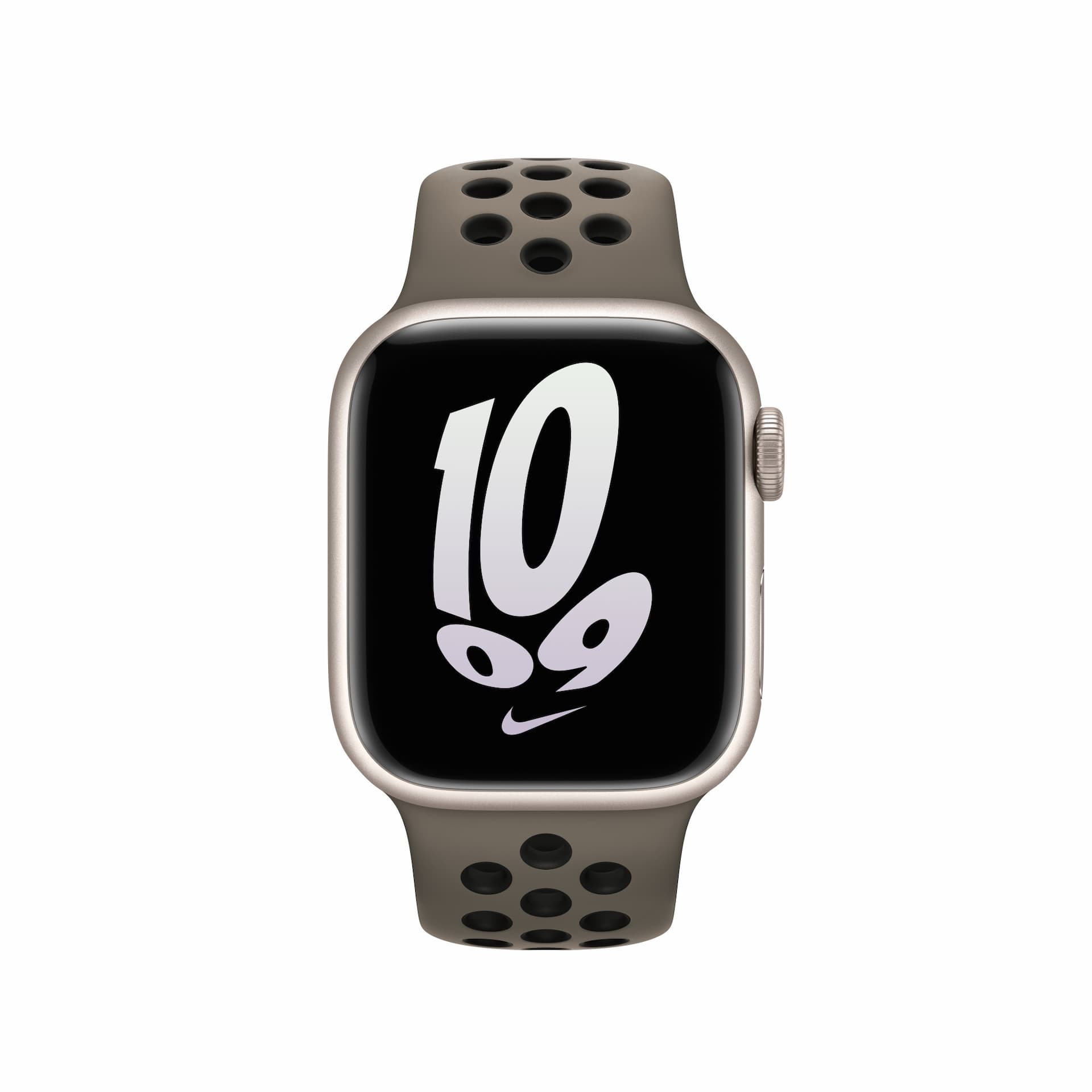 Apple MPGT3ZM/A 41 mm Nike Sport Band - Olive Grey/Black